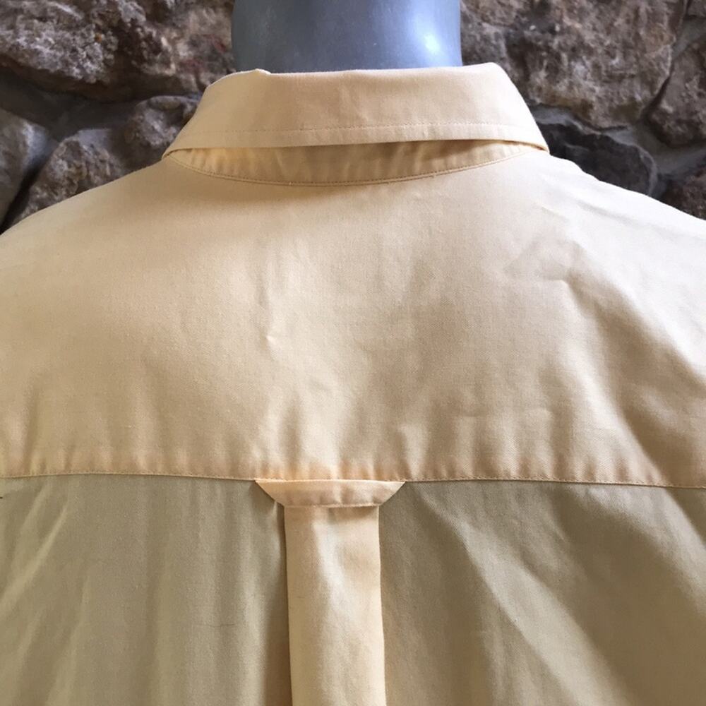Pendleton Cotton Yellow Button Down Short Sleeve … - image 5